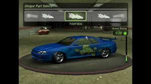 Unlocks level 2 performance parts (for use in customize mode, not in career mode). Need For Speed Underground 2 Unique Parts By 379felipe