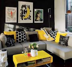 Living Room Ornaments Modern Beautiful House Decoration Ideas Houzz Exterior Design Grey And Yellow Living Room Yellow Decor Living Room Yellow Living Room