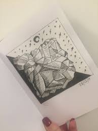 Iceberg Fineliner Drawing Drawings Geometric Tattoo Geometric