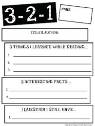 2 To The 1 To The 1 To The 3 I Like Good Here S A 3 2 1 Exit Slip For Use With Nonfiction Texts Nonfiction Texts Reading Lessons Teaching