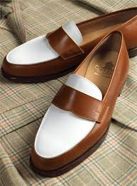 She will be based in beijing and report to jonathan serbin, ceo of warner music greater china. The Crewe Loafer In Tan And White Calfskin The Ben Silver Collection