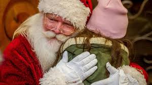 A real winter wonderland: Families flock to Santa's Village to celebrate a  white Christmas