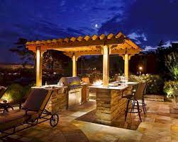 63 Stunning Backyard Privacy Fence Decoration Ideas On A Budget The Expert Beautiful Ideas Outdoor Grill Area Outdoor Grill Station Outdoor Pergola