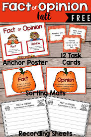 Fact Or Opinion Fall Fact And Opinion Halloween Reading Comprehension Fall Reading Comprehension