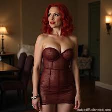 christina hendricks in housemaid costume Prompts | Stable Diffusion Online