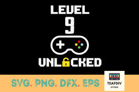 Score a saving on ipad pro (2021): Level 9 Unlock 9th Birthday Grafico Por Teafdiv Creative Fabrica