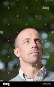 Writer Patrick Baker appearing at the Edinburgh International Book Festival  Stock Photo
