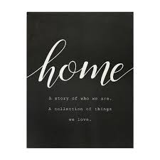 Browse through our best wall art display advice to find the ideas and inspiration you need to take your space from bland to beautiful. 23 62 X 30 31 Home Is Quote Oversized Wall Art White Stratton Home Decor Target