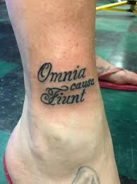 By knowing the meaning of these latin words, if you chance to come across a word you've never seen before, you can make an educated guess at what it means. Diana Marie Auf Twitter Newest Tattoo Meaning In Latin Everything Happens For A Reason Motto4life Http T Co Dtjy7tugyi