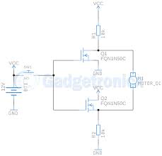Motor Driver Circuit Using Mosfet Gadgetronicx Motor Circuit Circuit Design