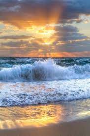 By Debra And Dave Vanderlaan Splash Sunrise Sunset Photography Ocean Beach