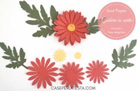 La gerbera può essere riprodotta effettuando delicatamente una divisione dei cespi per gli esemplari più sviluppati oppure con la semina in semenzai o terrine mantenute a una buona temperatura e tenute scarsamente umide. Soul Paper Come Fare Le Gerbere Di Carta Caseperlatesta