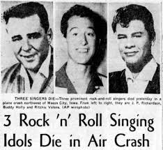Enjoy reading and share 2 famous quotes about ritchie valens with everyone. The Day The Music Died Buddy Holly Ritchie Valens Big Bopper Killed In Plane Crash 1959 Click Americana