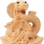 Amazon.com: LALAFINA Estatua de serpiente de madera, figura ...