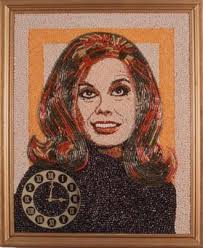 Mary Tyler Moore Portrait By Jason Mecier Made With Noodles And Beans 27 X 33 Macaroni Art Art Portrait Artist