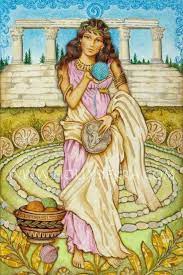By her mother, she was the granddaughter of the sun god helios. Ariadne Princess Of Greek Mythology Etsy Tarot Death Magical Paintings Mythology