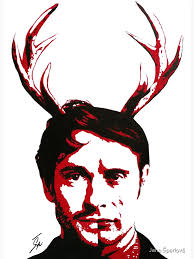 Hannibal Lecter vs Will Graham Sticker