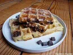 Recette De Gaufres Chocolat Noix De Coco Banane Recette Gaufre Chocolat Recette Gaufre Crepes Et Gaufres