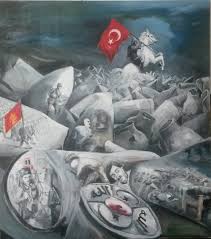 1915 Canakkale Savasi Resim Sanat Evleri Cizimler