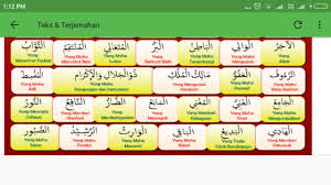 Berikut merupakan bacaan asmaul husna beserta artinya dalam lafadz arab, teks latin dan terjemahan bahasa indonesia selengkapnya. Asmaul Husna For Android Apk Download