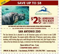 San Antonio Zoo Coupon San Antonio Zoo San Antonio Zoo Coupons