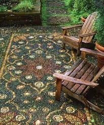 Rock carpet sounds like an oxymoron, but this floor covering is actually an amalgamation of epoxy polymers and tiny river rocks. This Outdoor Carpet Is Made Entirely Of Rocks Interestingasfuck
