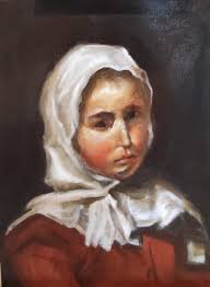 Hi all, the folklore of the mischievous duo of B' Boukee and B' Rabbi  continues in my series of their trouble making. My new painting is called,  "B' Rabbi Finds A Wife".