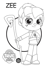 15 Free Printable True And The Rainbow Kingdom Coloring Pages Bday Party Kids Rainbow Baby Birthday Third Birthday Girl