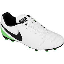 Buty Pilkarskie Nike Tiempo Rio Iii Fg Jr 819195 103 Biale Wielokolorowe Football Shoes Football Nike