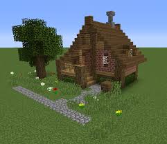 Included in the town is a couple of houses, blacksmith, church and a farm with a couple of trees. Small Survival House 2 Blueprints For Minecraft Houses Castles Towers And More Grabcraft
