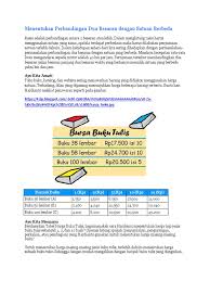 Persamaan yang dapat kalian gunakan untuk menentukan kalori dengan sebarang takaran sereal. Menentukan Perbandingan Dua Besaran Dengan Satuan Berbeda