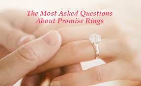 Worn on any finger, a promise ring represents a couple's commitment to each other. The Most Asked Questions About Promise Rings