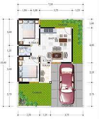 Denah Rumah Minimalis Type 21 60 Rumah Minimalis Denah Rumah The Plan Desain Rumah Minimalis