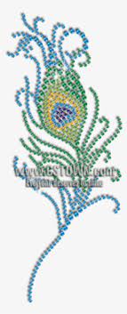 Free iron on cross stitch patterns. Custom Iron Diamante Peacock Feather Motif Cross Stitch Transparent Png 450x450 Free Download On Nicepng
