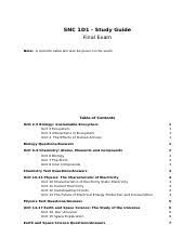 Legitimate in this sentence implies that only a few have a reasonable chance of winning the. Snc 1d1 Final Exam Docx Snc 1d1 Study Guide Final Exam Note A Periodic Table Will Also Be Given On The Exam Table Of Contents Unit 2 5 Biology Course Hero
