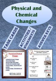 Physical And Chemical Changes Teaching Resources In Editable Format For Grades 4 To Physical And Chemical Changes Chemical Changes Chemical Changes Activities