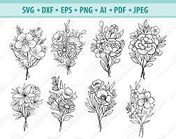 Free Free 118 Simple Flower Bouquet Svg SVG PNG EPS DXF File