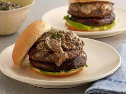 Beef Stroganoff Burgers Recipe Food Network Recipes Beef Recipes Food