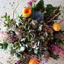 Flowerbouquet Beerentone Sedum Deco Dekoration Blumengesteck Blumenhandwerk Neubrandenburg Datzeberg Blumenl Blumengestecke Blumenhandwerk Hortensien