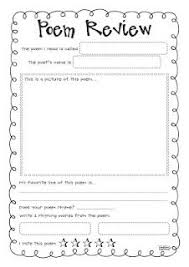 Poetry Month Poem Review Worksheet Pdf Teaching Writing Poetry Lessons Poetry For Kids