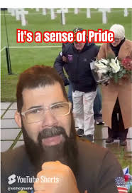 Emotional Visit to General Patton's Grave by Soldier