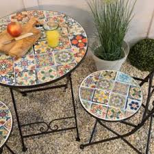 Maybe you would like to learn more about one of these? Toulouse Mosaic Bistro Set Garden Furniture