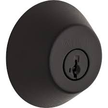 Dimensions depicted in this way will allow the machinist to measure the feature and compare a direct measurement to the dimension. Weiser Single Cylinder Deadbolt Welcome Home Series Matte Black 9gd94710 085 Rona