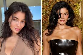 Kylie Jenner critics gasp at her 'oddly pointy' nose when filter 'glitches' in close-up video at star's $36M LA mansion