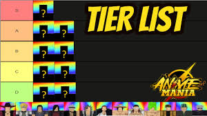 Check spelling or type a new query. Tierlist Anime Mania Youtube