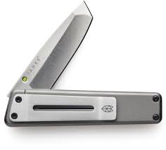 With the chapter knife, simple is significant. The James Brand Chapter Frame Lock Folding Knife 2 81 Satin D2 Tanto Blade Titanium Handles Knifecenter Kn100112 02 Discontinued