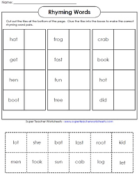 Grade 2 caps worksheets in maths, english, afrikaans, life skills. Rhyming Word Worksheets