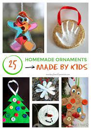 One of my favorite memories as a child is receiving gifts that my parents made for me. 25 Homemade Christmas Ornaments For Kids Preschool Christmas Crafts Preschool Christmas Christmas Ornaments Homemade