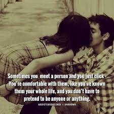 The most famous and inspiring quotes from click. Sometimes You Meet Someone And You Just Click Best Quotes Love Bestquotes