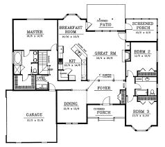 House plans and more has thousands of single story house designs. Traditional Style House Plan 3 Beds 2 Baths 2200 Sq Ft Plan 102 101 2200 Sq Ft House Plans House Plans New House Plans